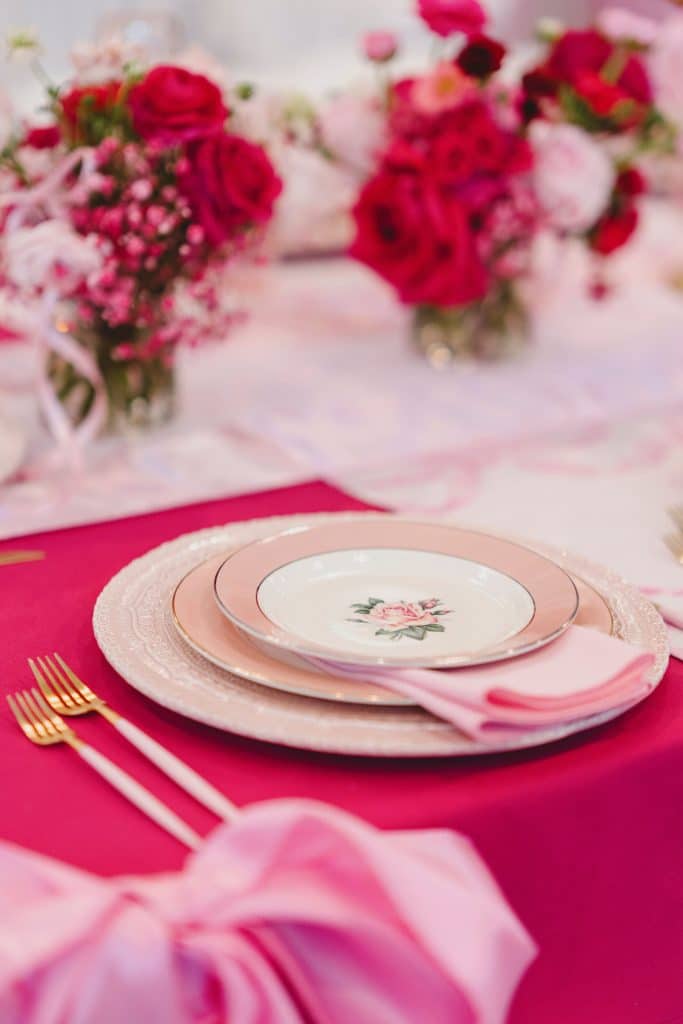 Bat Mitzvah Table Setting